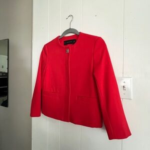 Stunning red cropped jacket